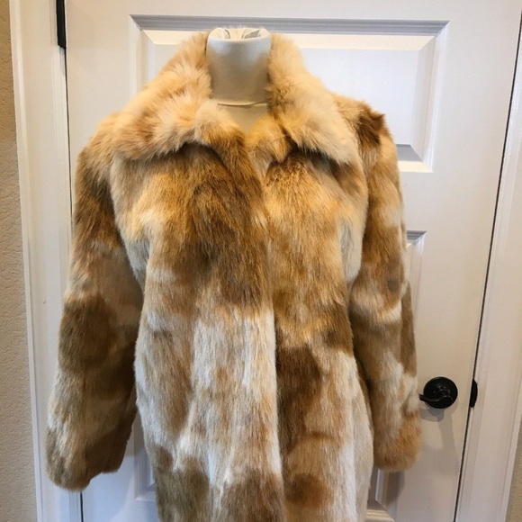 Vintage Valley Jackets & Blazers - Faux Fur Coat by Vintage Valley 2 Tone Look Size M